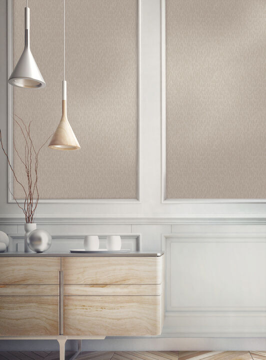Frost Beige Wallpaper