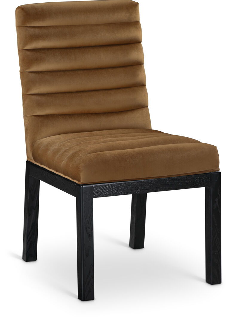Meridian Furniture Evelyn Beige Velvet Dining Chair