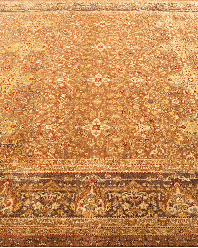 Mogul, One-of-a-Kind Hand-Knotted Area Rug  - Yellow, 8' 1" x 10' 4"