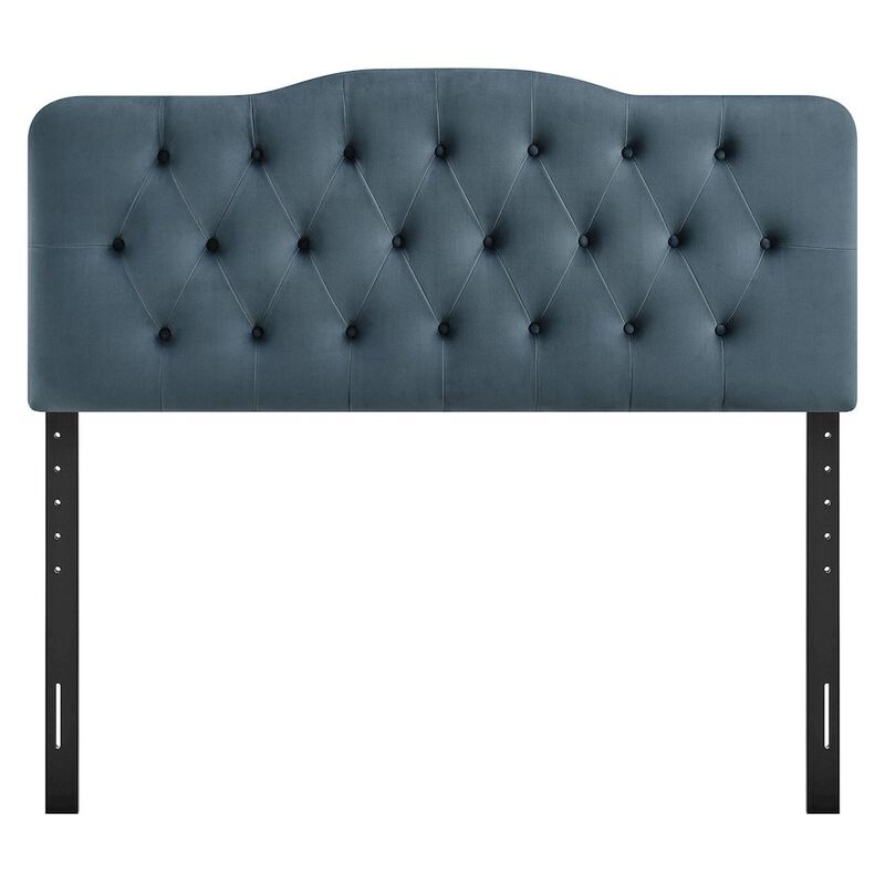 Annabel Stain-Resistant Performance Velvet Full Headboard image number 3
