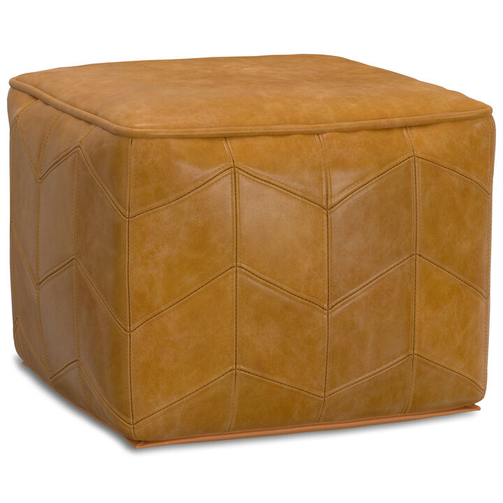 Simpli Home Morden Square Pouf