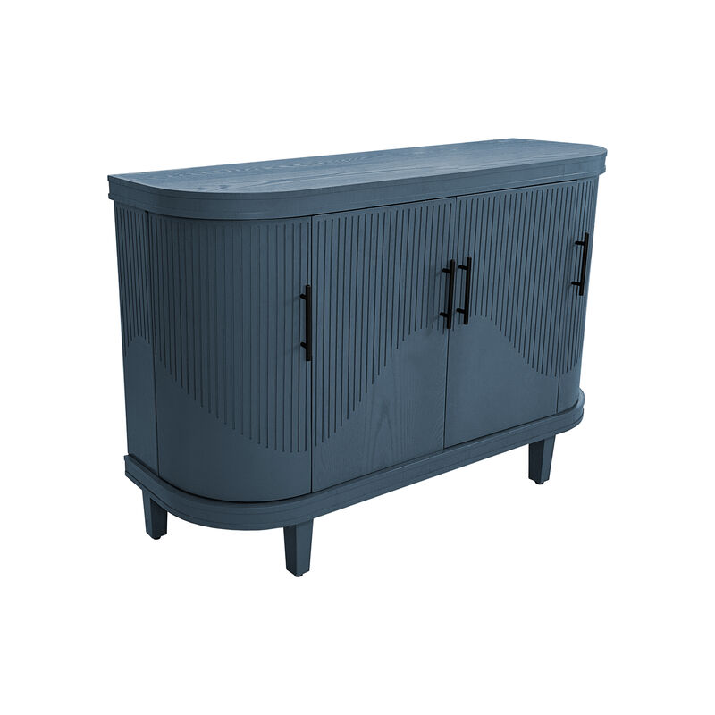 Contemporary Curved Sideboard 47.2" image number 0