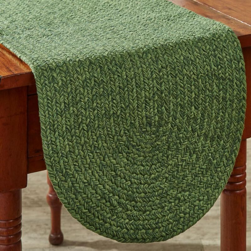 Park Designs Basil Spice Bin Braided Table Runner 15" X 54" image number 5