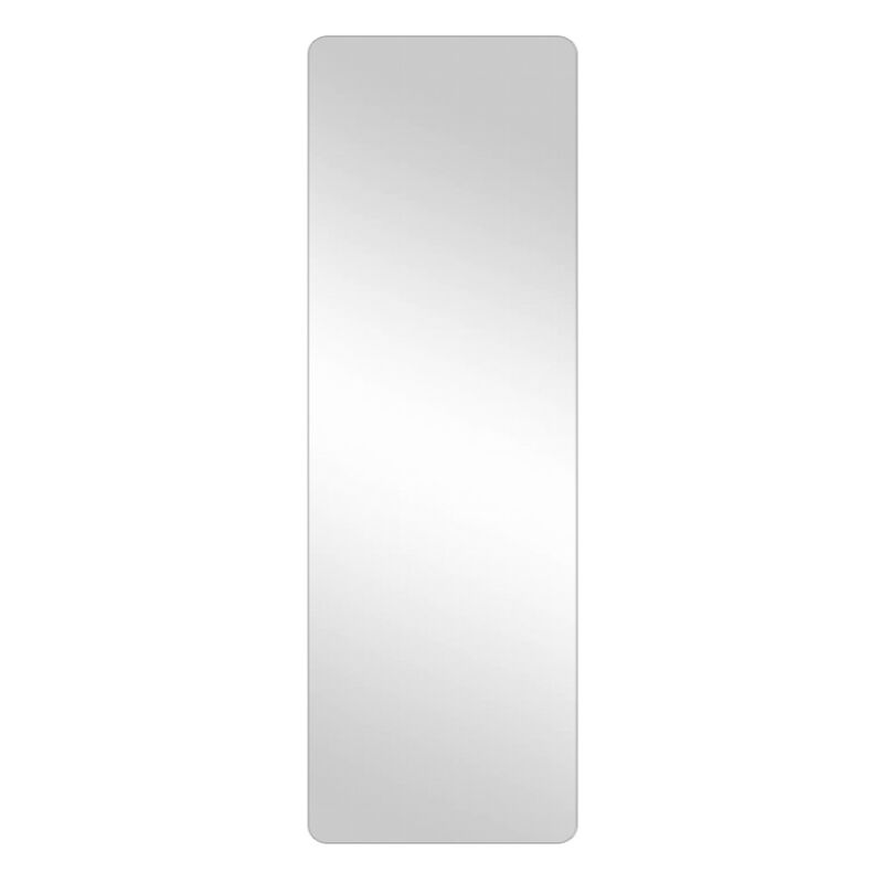 ELEMENT ACE 60 Inch Full Body Round Corner Wall Hanging Mirror High Definition Explosion Proof Silver Glass for Living Room Bedroom Cloakroom Home Decor image number 0