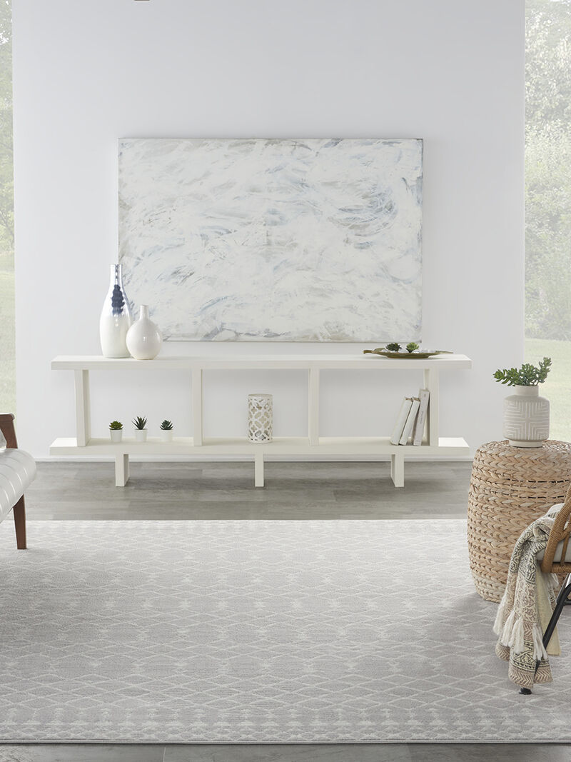 Whimsicle WHS02 Gray 7' x 10' Rug