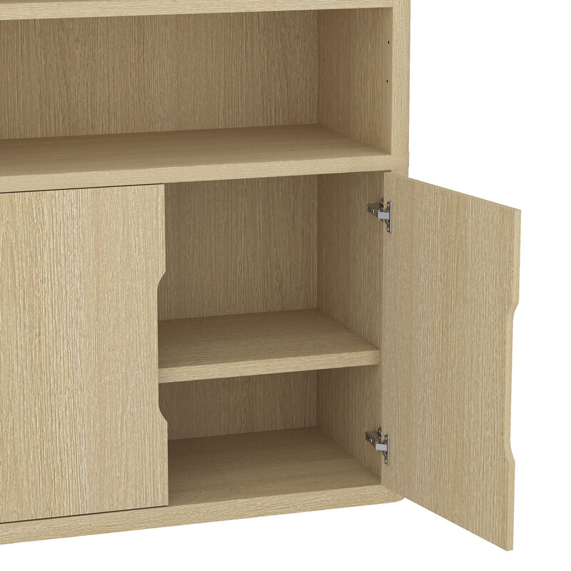 Rivington Neutral Bookcase Cabinet
