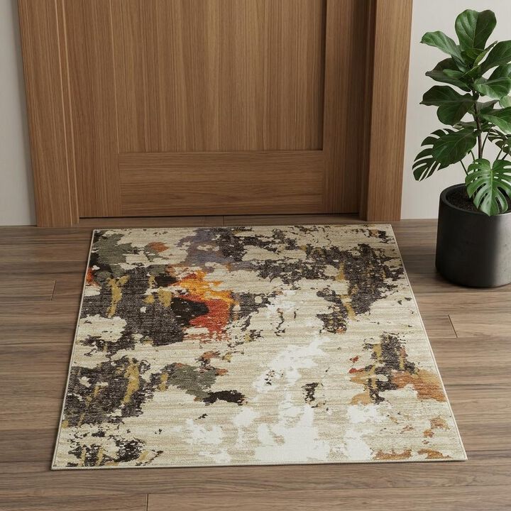 HomeRoots Power Loom Area Rug