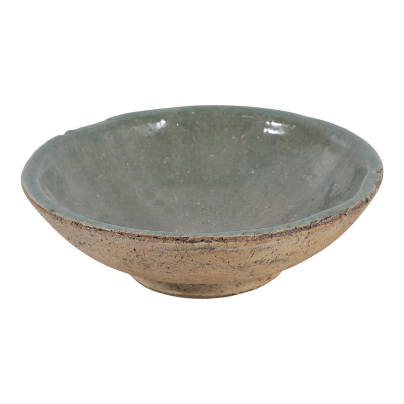 12" 2-Tone Bowl, Green/Brown image number 4