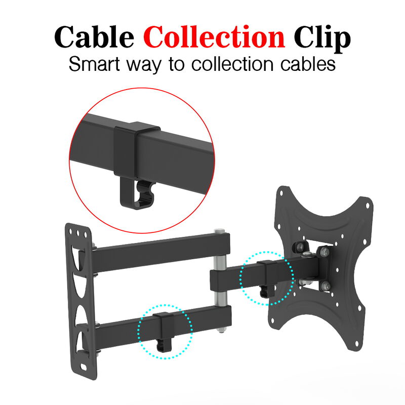 26-50 Inch TV Wall Mount Bracket, Adjustable and Rotatable TV Stand image number 3