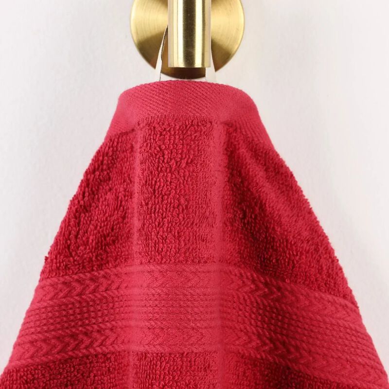 6-Piece Cotton Hand Towel Set for Bathroom and Guest Use image number 2