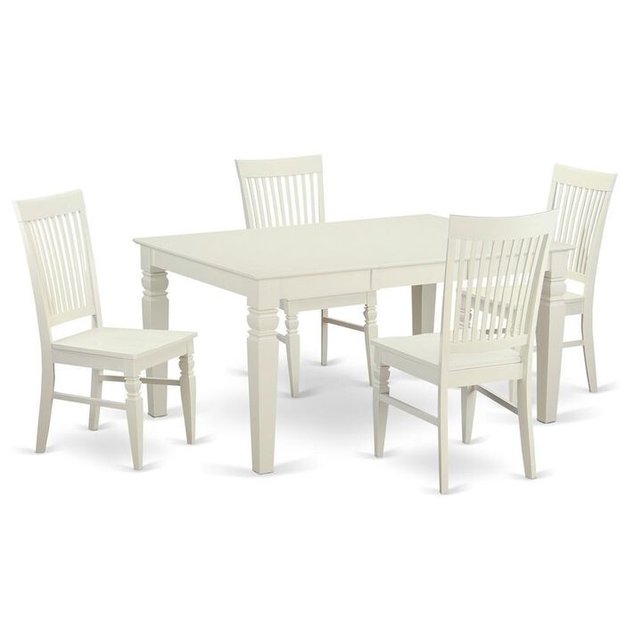 5 PC Dining room set-Dining Table and 4 Dining Chairs