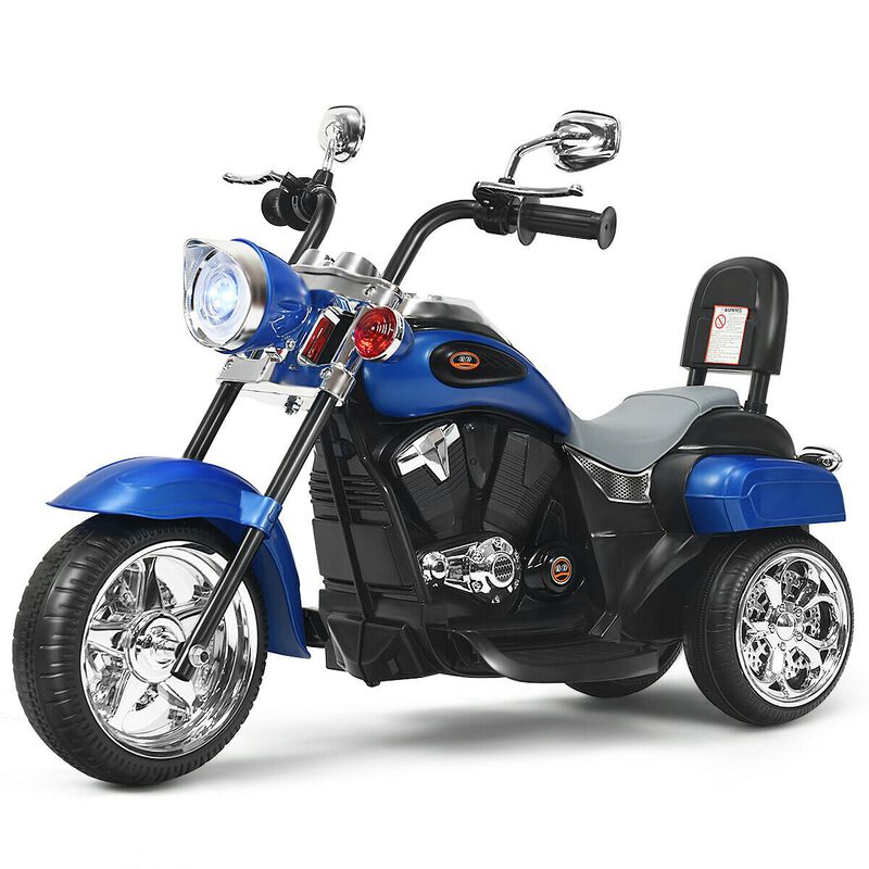 6V Toddler Electric Ride-On Bike with 3 Wheels, Horn and Front Headlight image number 0
