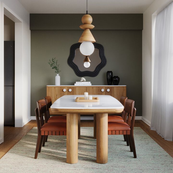 Pillar Rectangular Dining Table