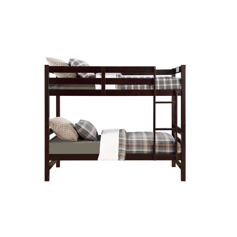 Ronnie Bunk Bed (Twin/Twin), Espresso (1Set/2Ctn) image number 2