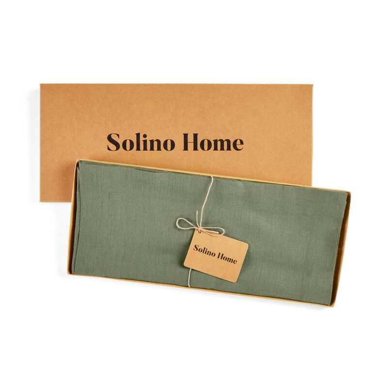 Christmas Linen Table Runner - Fete, Solino Home