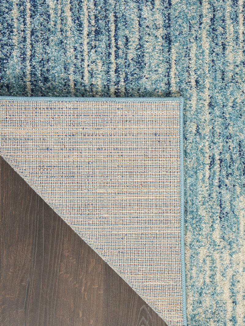 Passion PSN09 Navy/Light Blue 1'10" x 6' Rug
