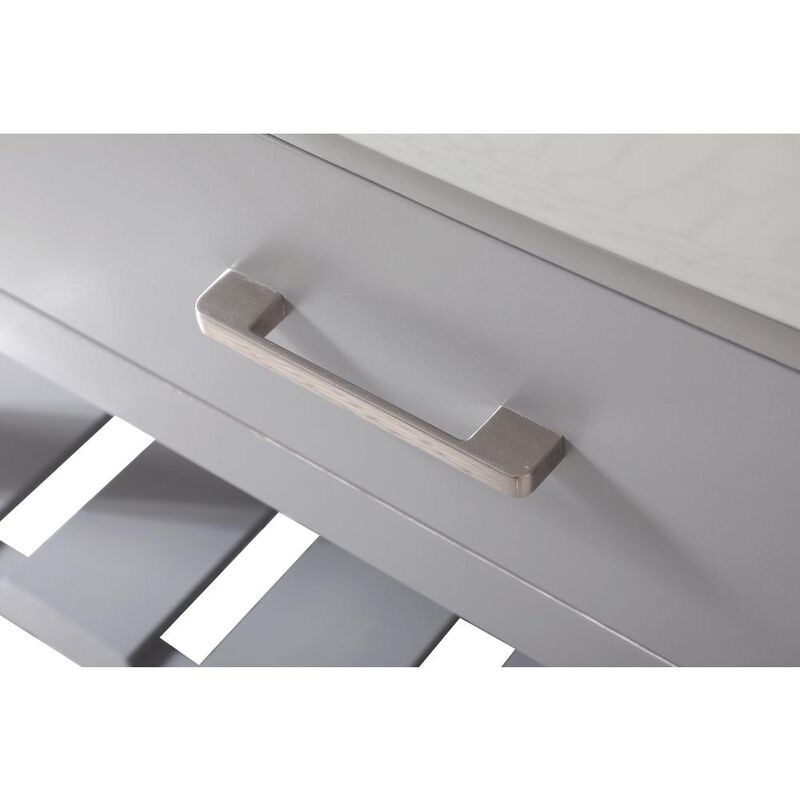 Elegant Kitchen and Bath 42 inch Single bathroom vanity in grey