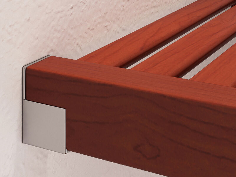 Solid Wood Walk-In Closet Organizer with 4 Drawers