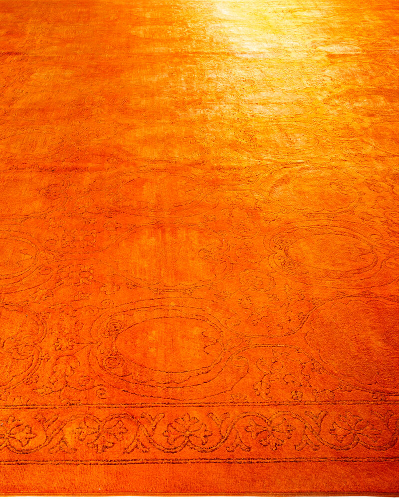 Vibrance, One-of-a-Kind Handmade Area Rug  - Orange, 19' 7" x 11' 10" image number 4