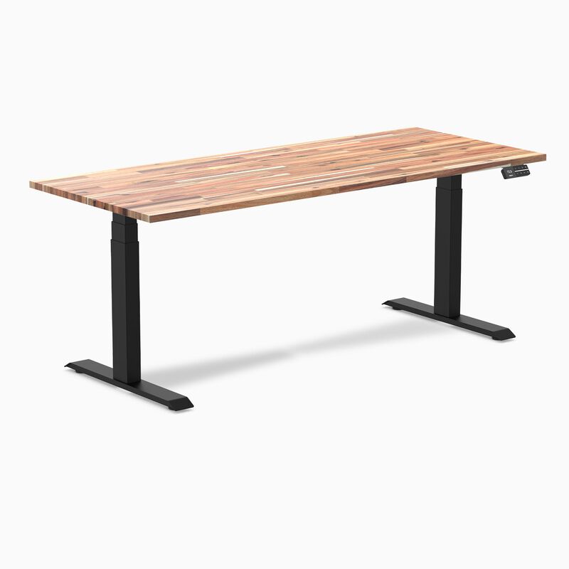 Desky Dual Softwood Sit Stand Desk image number 9