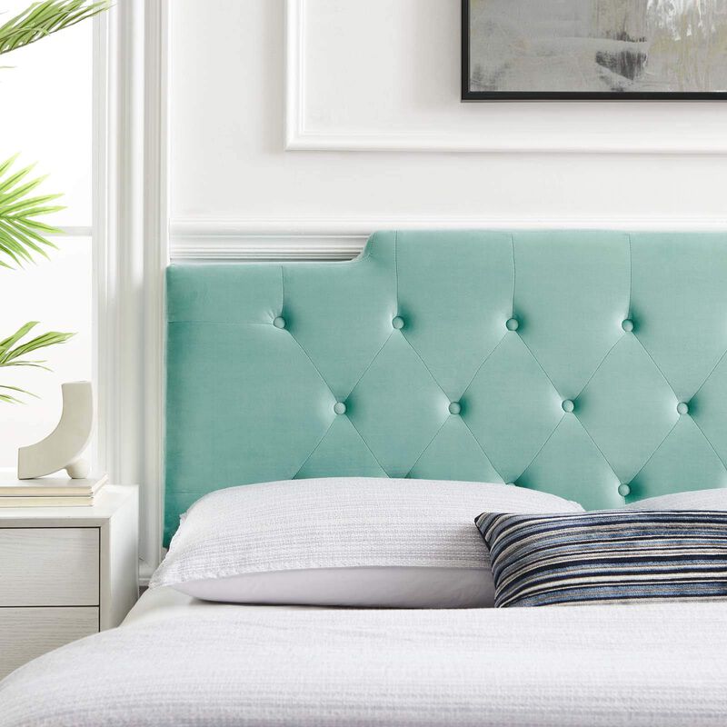 Juliet Tufted Performance Velvet King/California King Headboard image number 6