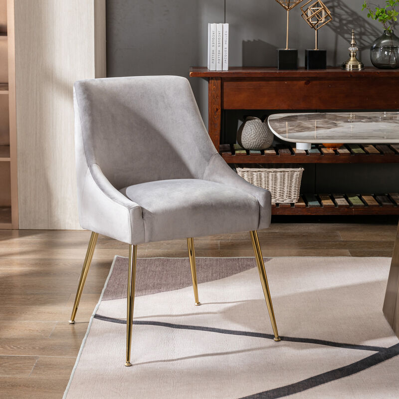 WestinTrends Upholstered Velvet Accent Chair