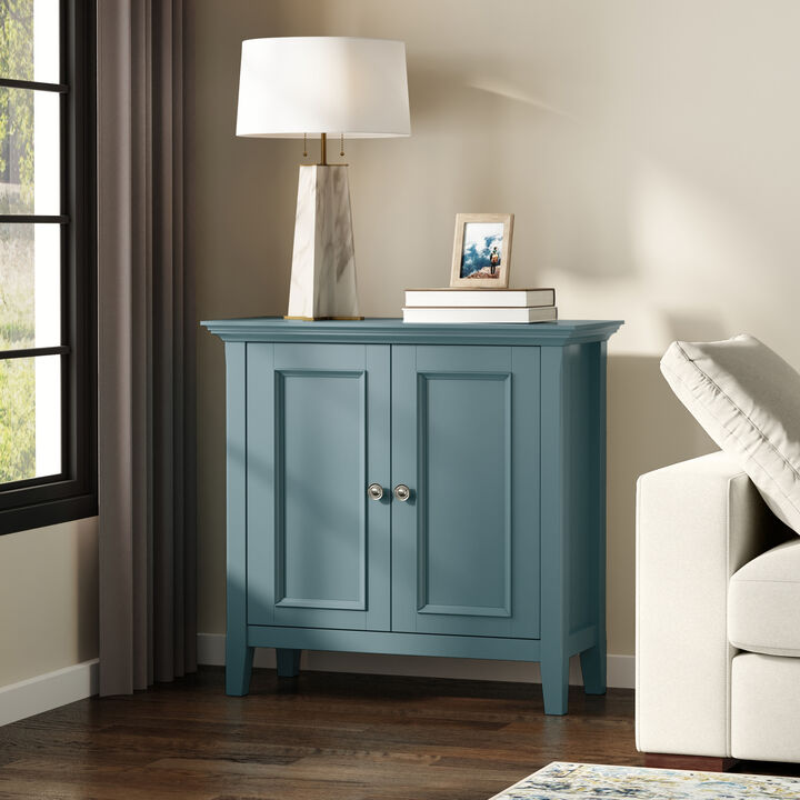 Simpli Home Amherst Low Storage Cabinet