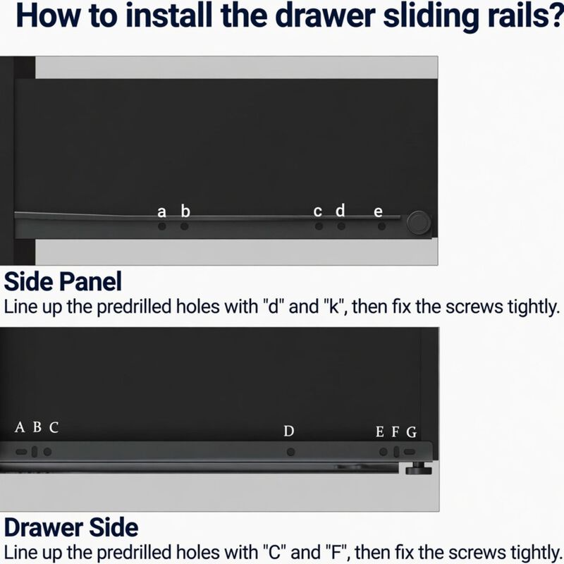 Bekkig Modern 3-Drawer Dresser image number 4