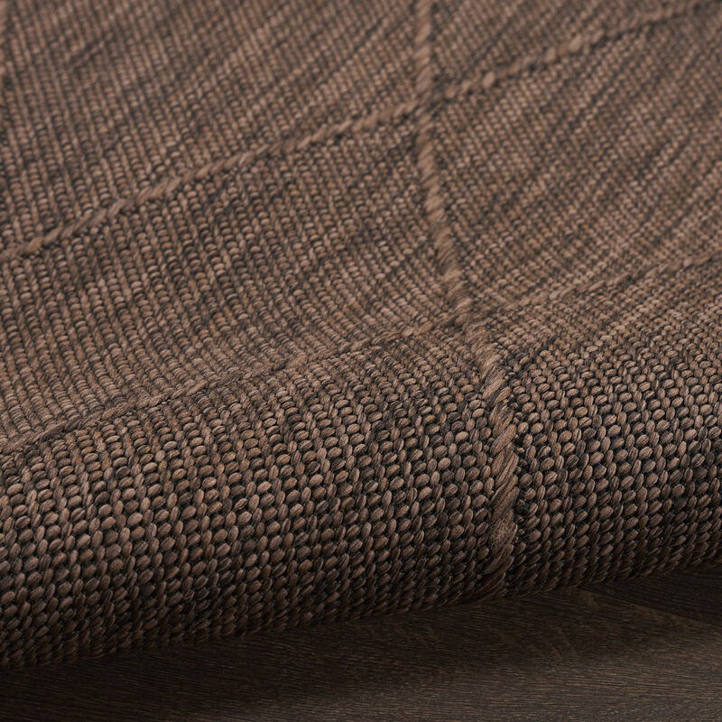 Washable Solutions WSL01 Mocha 10' x 14' Rug