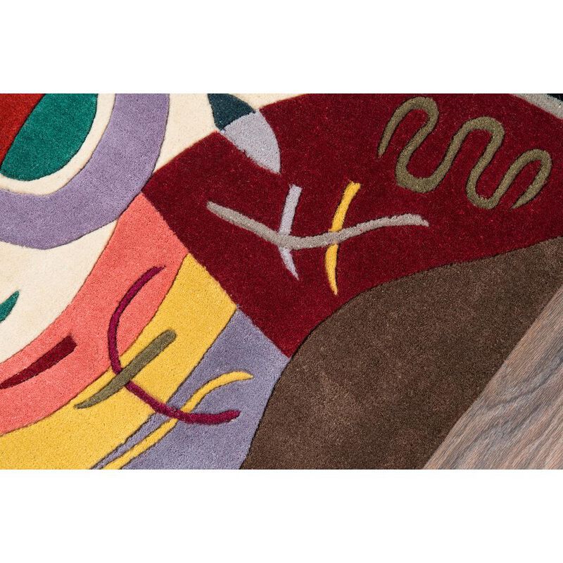 Momeni Contemporary Rectangle Area Rug, Multi, 8' X 11'