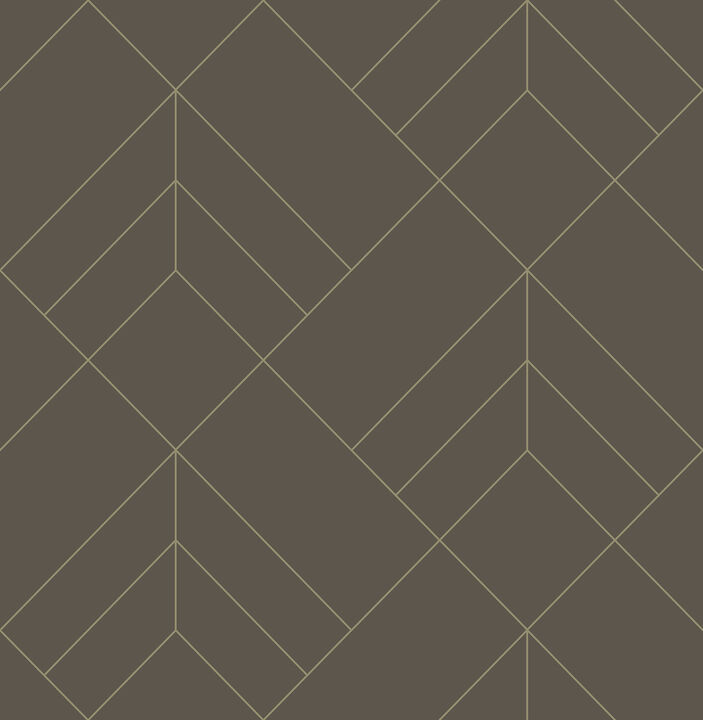 Sander Chocolate Geometric Wallpaper (Set of 2)