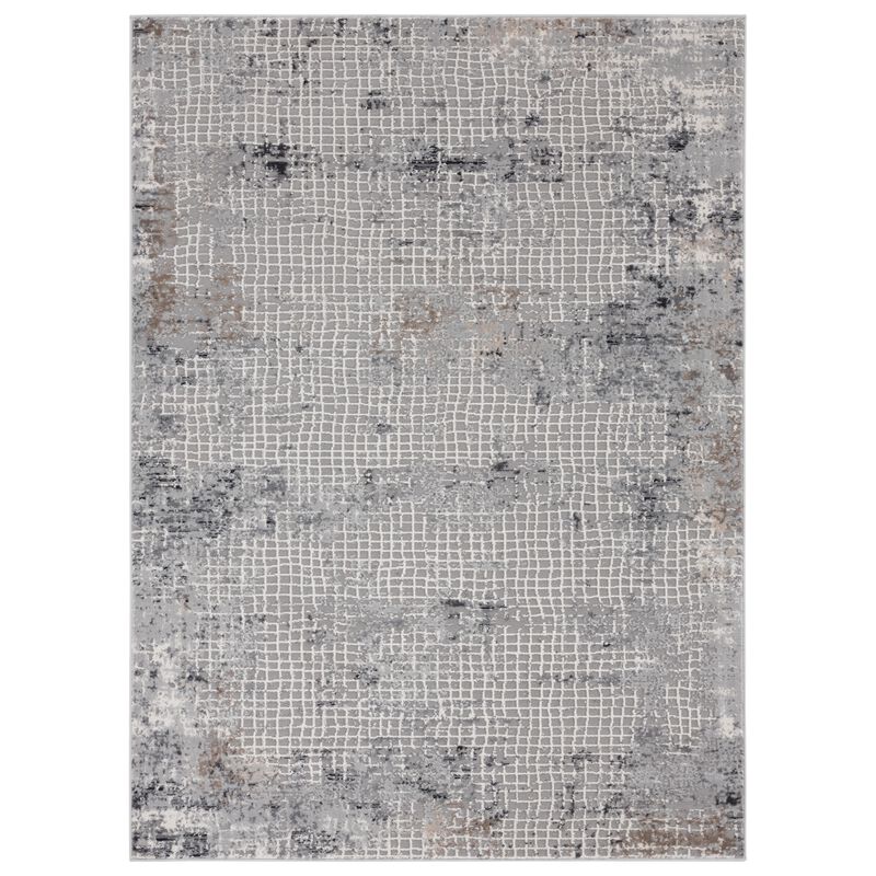 United Weavers Austin Devine Grey Area Rug 7'10 x 10'6
