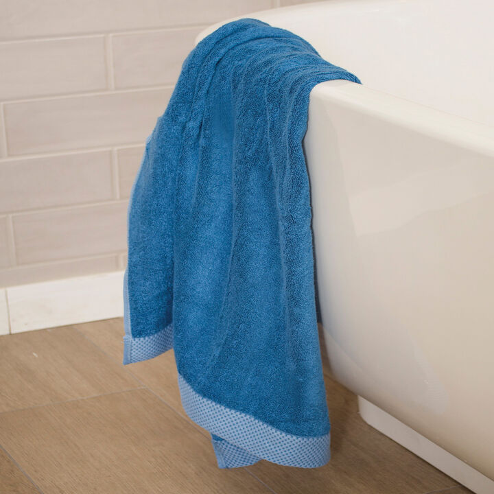 Bedvoyage Rayon Viscose Bamboo Luxury Towels in Indigo - Bath Towel 