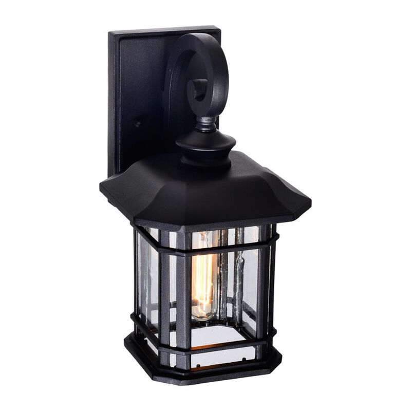 Blackburn 1 Light Outdoor Black Wall Lantern