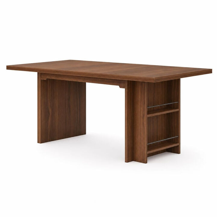 Tribesigns 63" Farmhouse Dining Table Wooden Kitchen Table