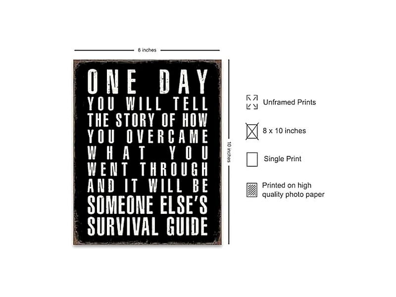 Black Office Decor Inspirational Quotes Positive Posters Men Success Wall Art image number 1