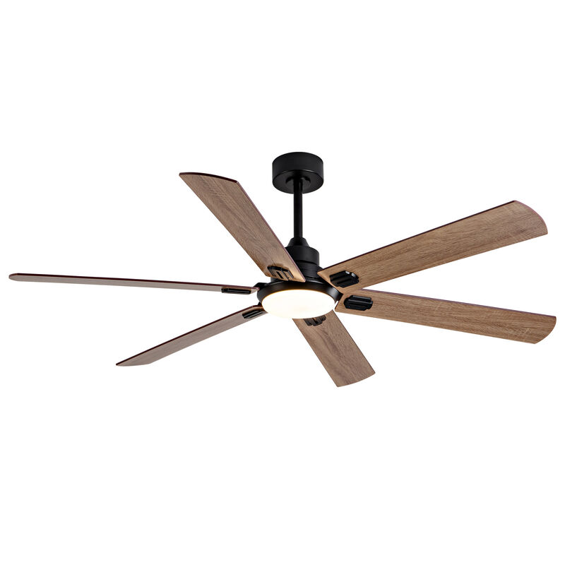 ELEMENT ACE Smart 60-Inch Indoor/Outdoor Ceiling Fan with Dimmable LED Light, Reversible Blades, Remote Control, Quiet 6-Speed DC Motor for Large Living Spaces & Covered Patios image number 9