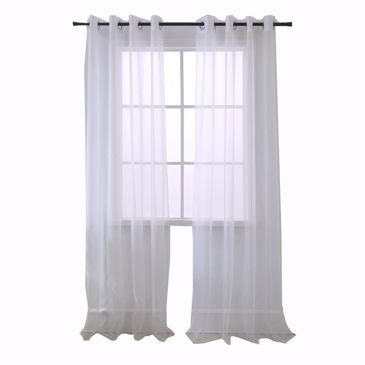 RT Designers Collection Cara One Sheer Grommet Light Filtering Curtain Panel