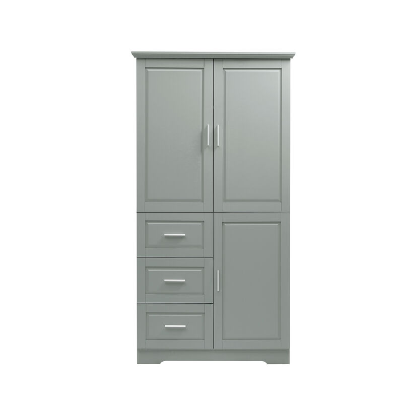Streamdale Tall Wide Storage Cabinet w/ Doors & Drawers image number 8