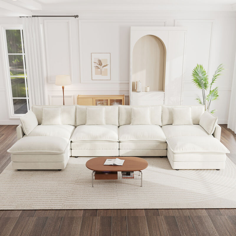 Ponisp U-Shape Sectional Sofa image number 1