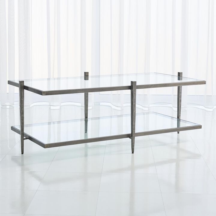 Laforge Cocktail Table- Silver
