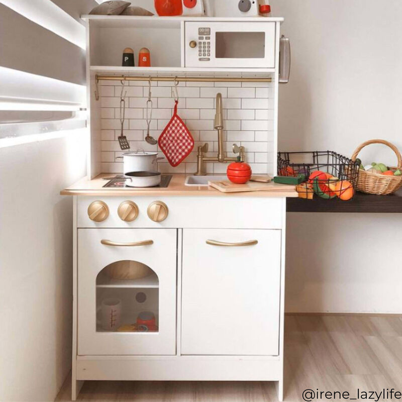 Teamson Kids Little Chef Boston Classic Play Kitchen & Cookware, White image number 6