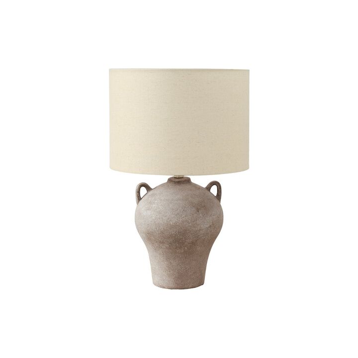 Lighting, 22"H, Table Lamp, Beige Ceramic, Beige Shade, Transitional