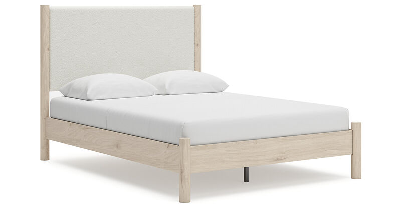 Cadmori Queen Upholstered Panel Bed image number 0