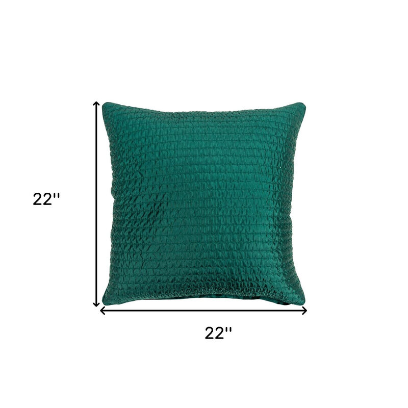 Contemporary Smooth Weaved Throw Pillow &ndash; Decorative Accent Cushion for Sofa or Bedroom