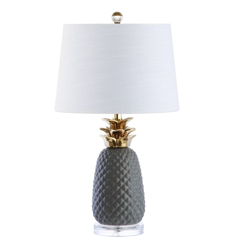 Pineapple Ceramic LED Table Lamp