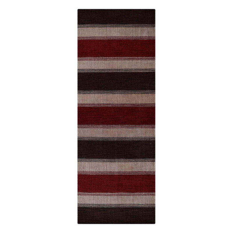 RUGSOTIC CARPETS HAND KNOTTED LOOM WOOL ECO-FRIENDLY AREA RUGS  - Runner, Contemporary Modern Design, High Pile Handmade Anti Skid Rugs for Living Room (L00207) image number 0