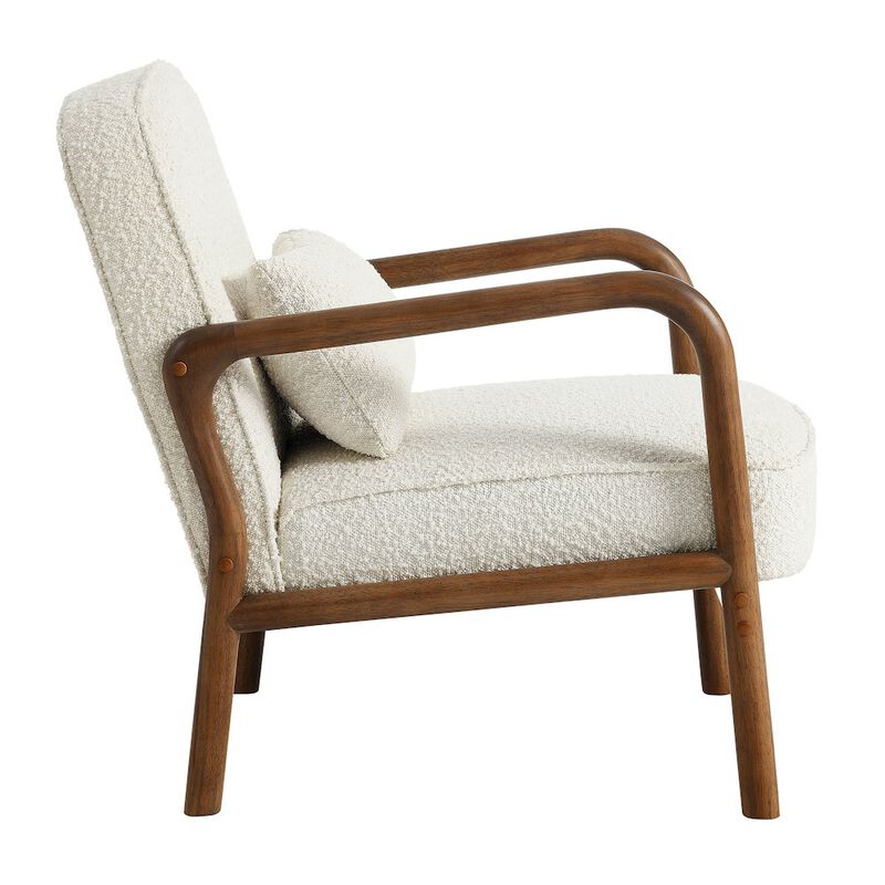 Charlie Boucle Upholstered Armchair image number 3