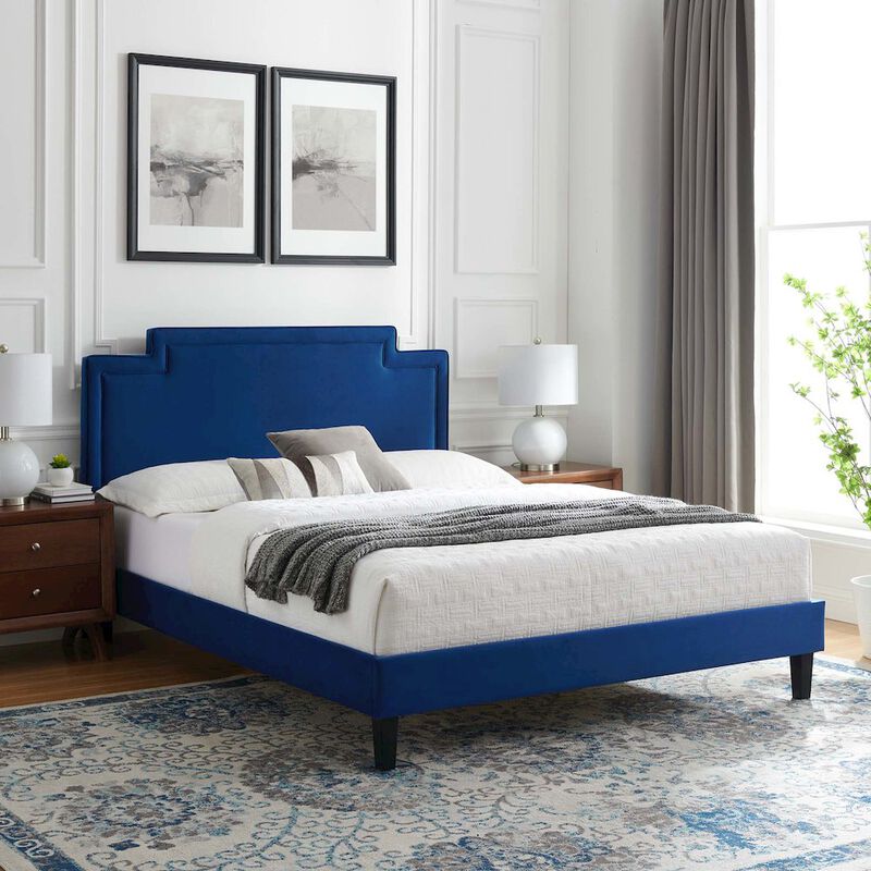 Liva Performance Velvet King Bed image number 7