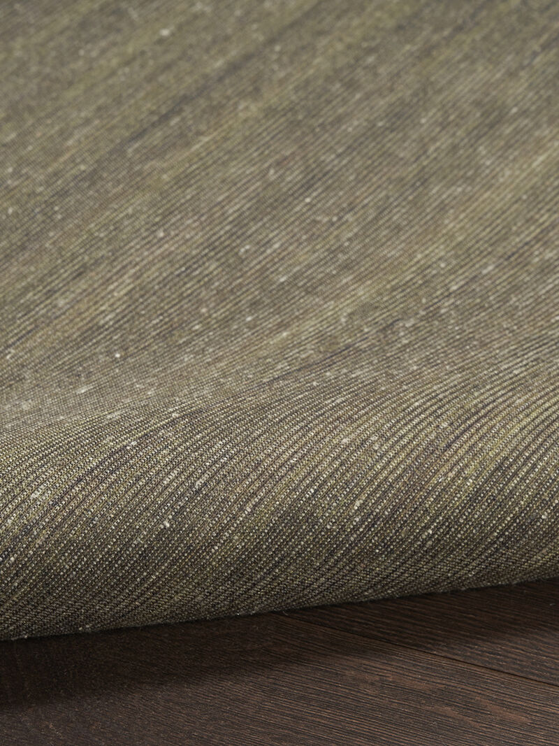 Washable Essentials WAE01 Green 2'2" x 10' Rug image number 4